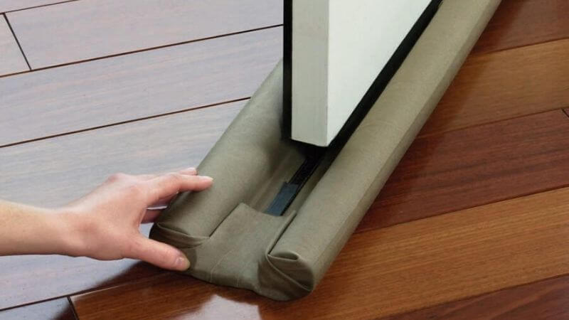 Thicker Door Draft Draft Guard for Interior Door Sound Proof Reduce Noise Keeping Warm in and Cold Out PUNP Draft Door Stopper 36 Inches Heavy Duty Door Sweep